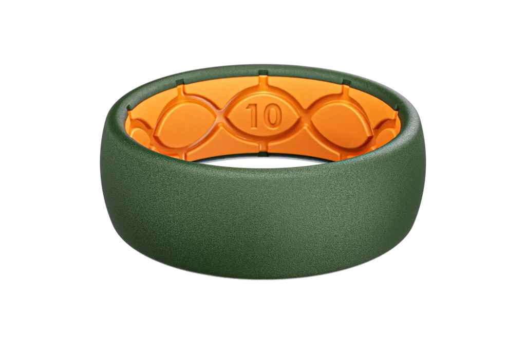 Solid Moss Green Ring